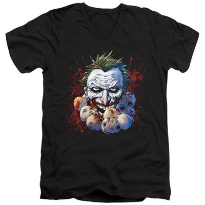 Joker Doll Heads V-Neck T-Shirt