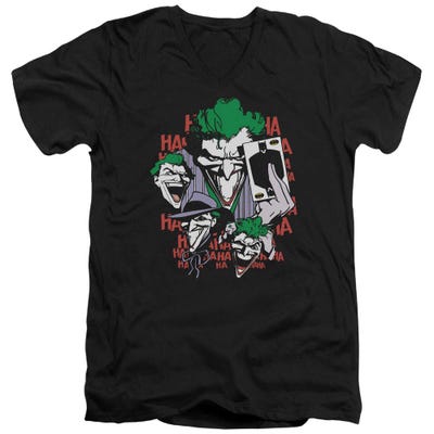 Joker Four Of A Kind V-Neck T-Shirt