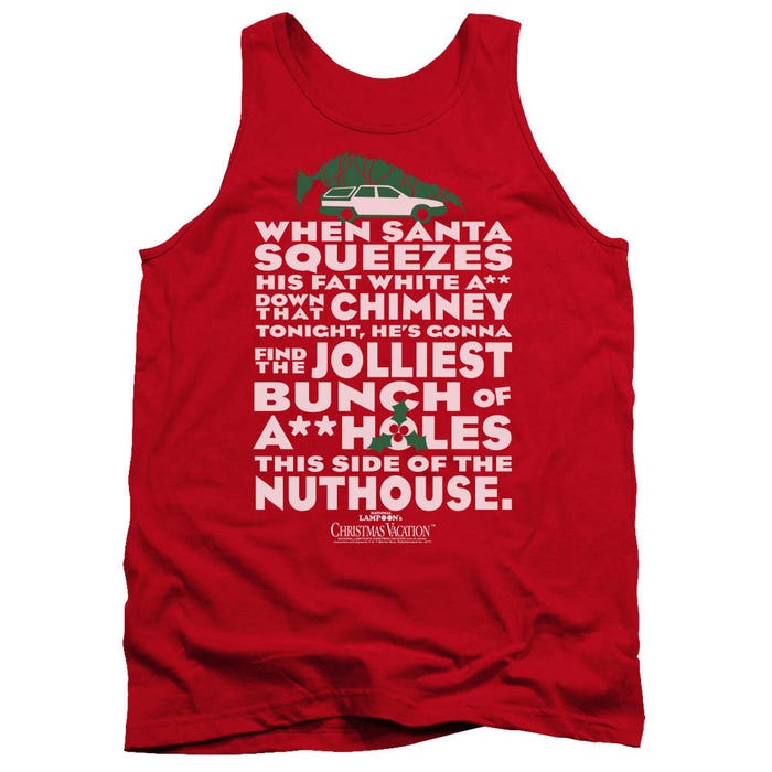 Jolliest Bunch of Assholes Christmas Vacation Tank Top