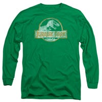 Jp Orange Jurassic Park Long Sleeve Shirt