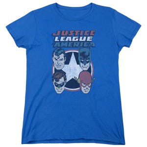 Justice League 4 Stars Women's T-Shirt