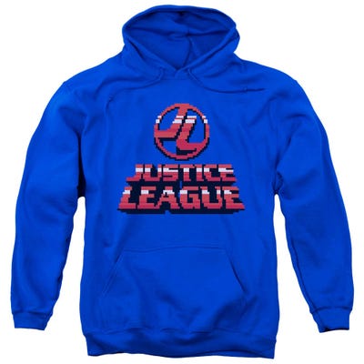 Justice League 8 Bit Jla Hoodie