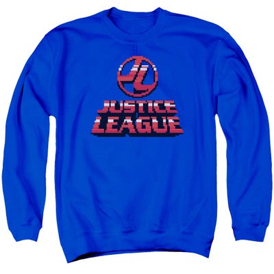 Justice League 8 Bit Jla Sweatshirt