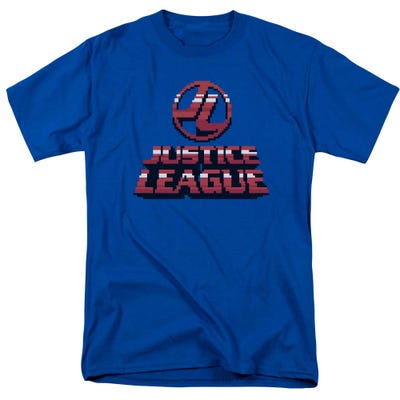 Justice League 8 Bit Jla T-Shirt