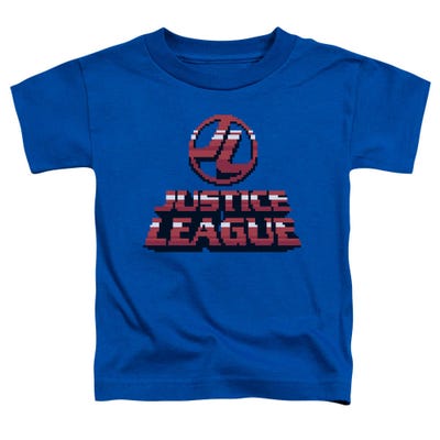Justice League 8 Bit Jla Toddler T-Shirt