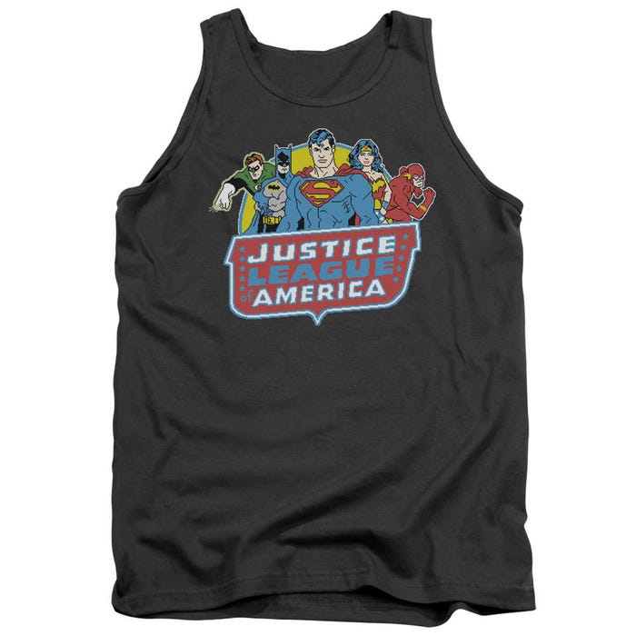 Justice League 8 Bit League Tank Top