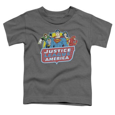 Justice League 8 Bit League Toddler T-Shirt