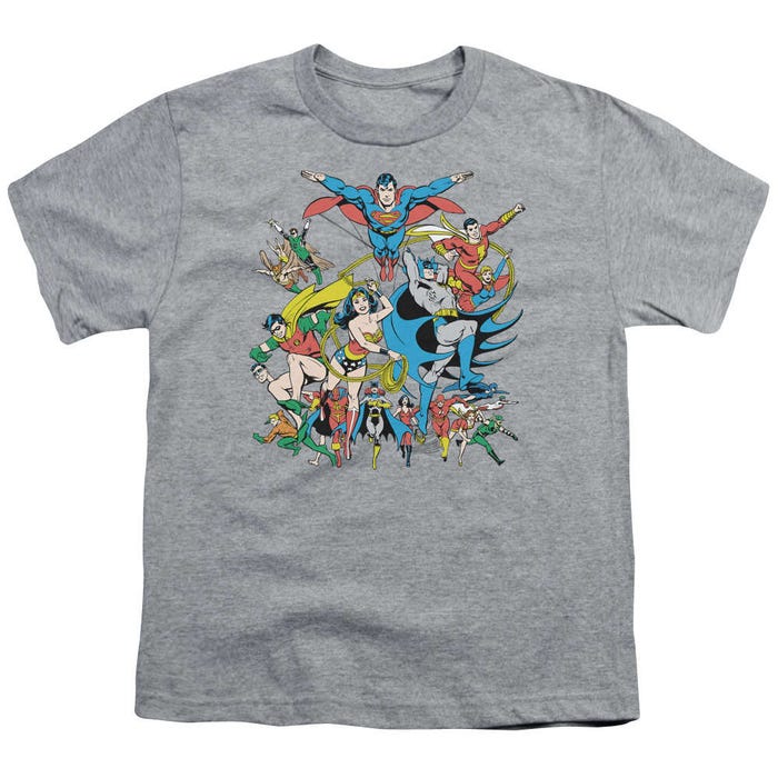Justice League Assemble Classic Logo Kids T-Shirt