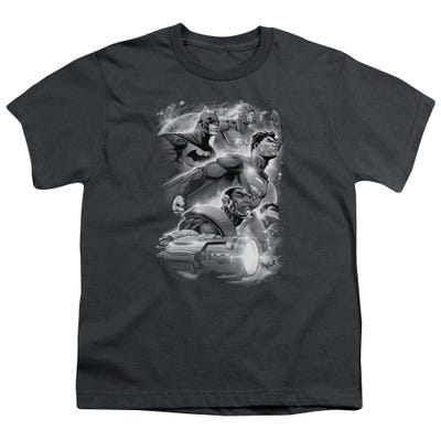 Justice League Atmospheric Retro Kids T-Shirt
