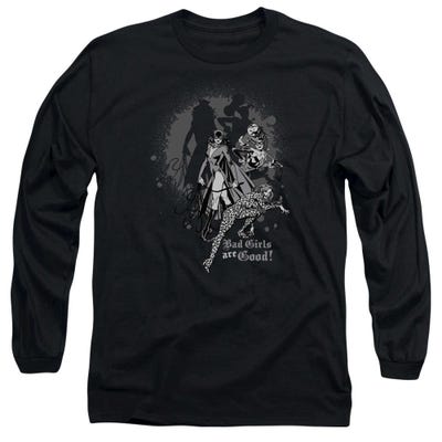 Justice League Bad Girls Are Good Long Sleeve Shirt