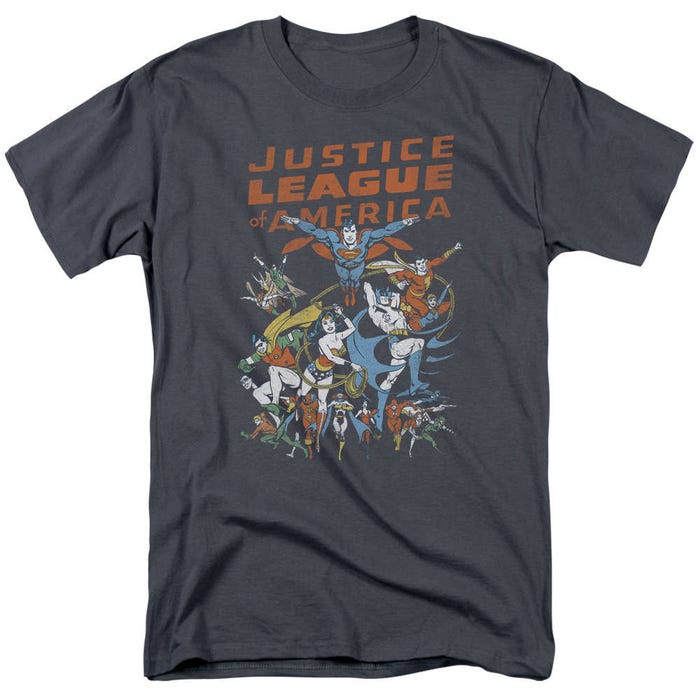 Justice League Big Group T-Shirt