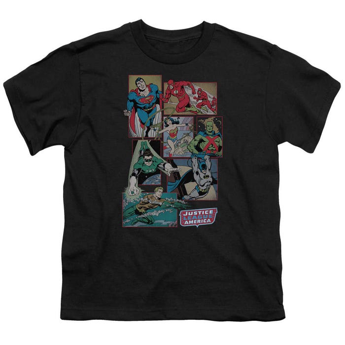 Justice League Boxes Kids T-Shirt