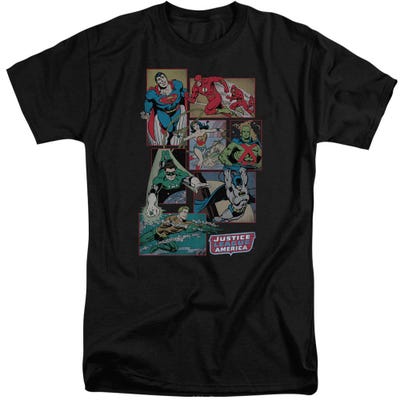 Justice League Boxes Tall T-Shirt