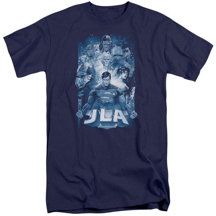 Justice League Burst Tall T-Shirt