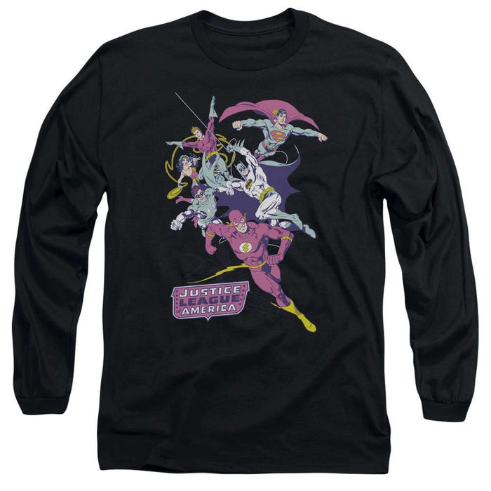 Justice League Colorful League Long Sleeve Shirt