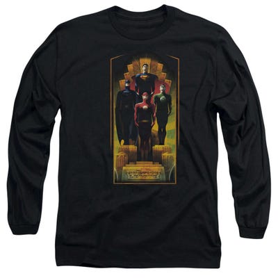 Justice League Deco Long Sleeve Shirt