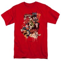 Justice League Dripping Characters T-Shirt