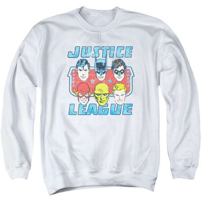 Justice League Faces Of Justice Sweatshirt