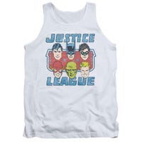 Justice League Faces Of Justice Tank Top