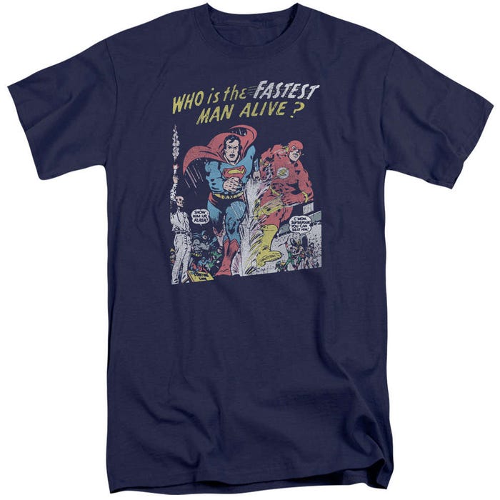 Justice League Fastest Man Alive Tall T-Shirt