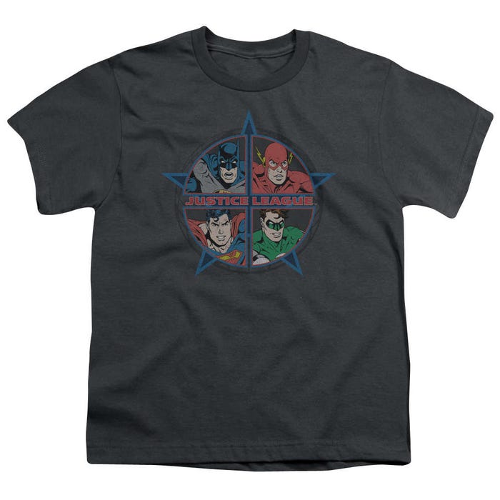 Justice League Four Heroes Kids T-Shirt