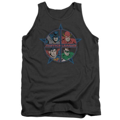 Justice League Four Heroes Tank Top