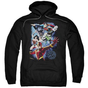 Justice League Galactic Attack Color Hoodie