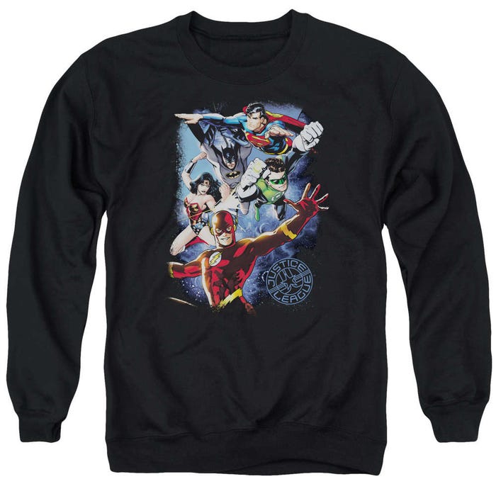 Justice League Galactic Attack Color Sweatshirt