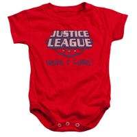 Justice League Here I Com Baby Bodysuit