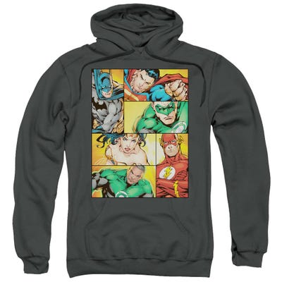 Justice League Hero Boxes Hoodie