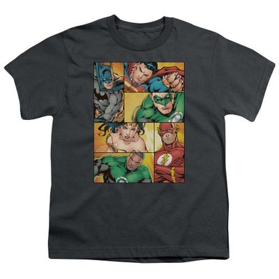 Justice League Hero Boxes Kids T-Shirt