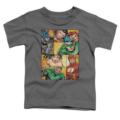 Justice League Hero Boxes Toddler T-Shirt