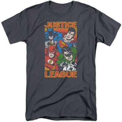 Justice League Hero Mashup Tall T-Shirt