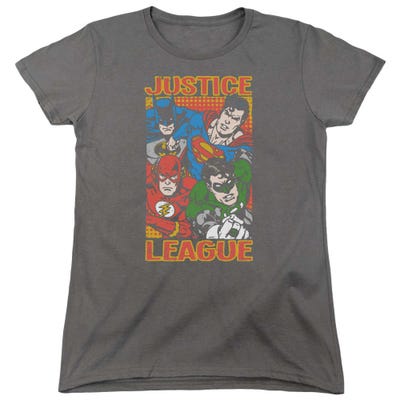 Justice League Hero Mashup Womens T-Shirt