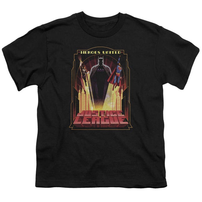 Justice League Heroes Unite Kids T-Shirt