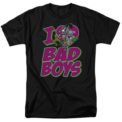 Justice League I Heart Bad Boys T-Shirt