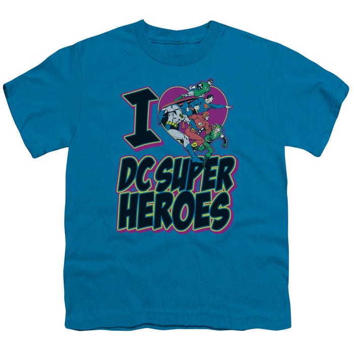 Justice League I Heart Dc Kids T-Shirt