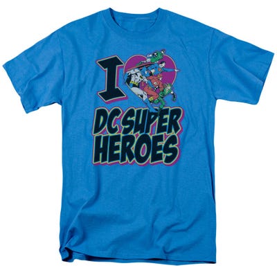 Justice League I Heart Dc T-Shirt