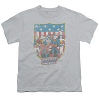 Justice League Jla American Shield Kids T-Shirt