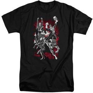 Justice League Jla Explosion Tall T-Shirt