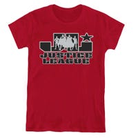 Justice League Jla Logo Womens T-Shirt