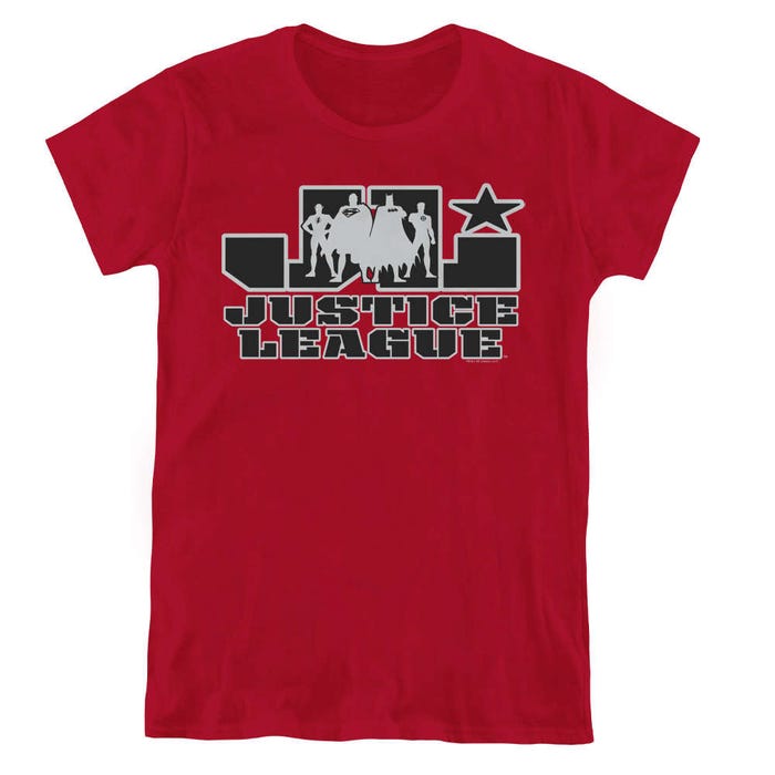 Justice League Jla Logo Womens T-Shirt