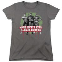Justice League Jla Trio Womens T-Shirt
