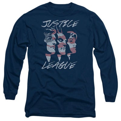 Justice League Justice For America Long Sleeve Shirt