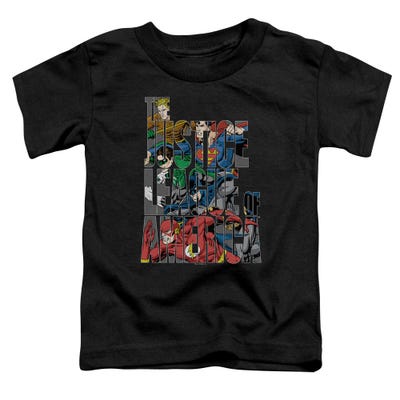 Justice League Lettered League Toddler T-Shirt
