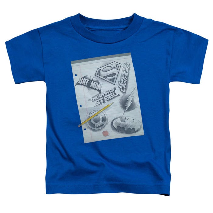 Justice League Logo Note Paper Toddler T-Shirt