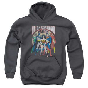 Justice League Neighborhood Watch Kids Hoodie