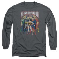 Justice League Neighborhood Watch Long Sleeve Shirt thumb 1
