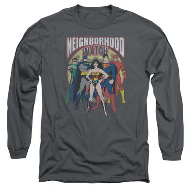 Justice League Neighborhood Watch Long Sleeve Shirt