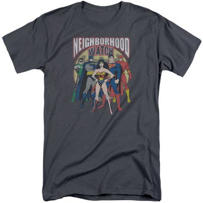 Justice League Neighborhood Watch Tall T-Shirt